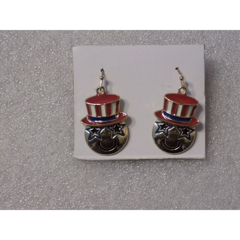 4th Of July Uncle Sam Women's Fashion Earrings